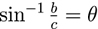 反正弦（arcsine） arcsinθ的公式