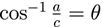反余弦（arccosine） arccosθ的公式